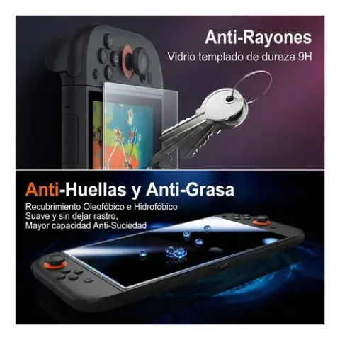 Foto 4 de Pack 2 Lámina Vidrio Templado Switch OLED