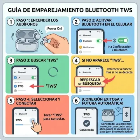 Foto 5 de Audifonos Bluetooth Inalambricos Open Ear Clip On Tws Negro
